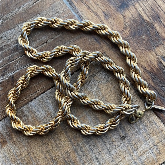 Monet Jewelry Womens Goldtone Twist Chain Necklace - Picture 6 of 6